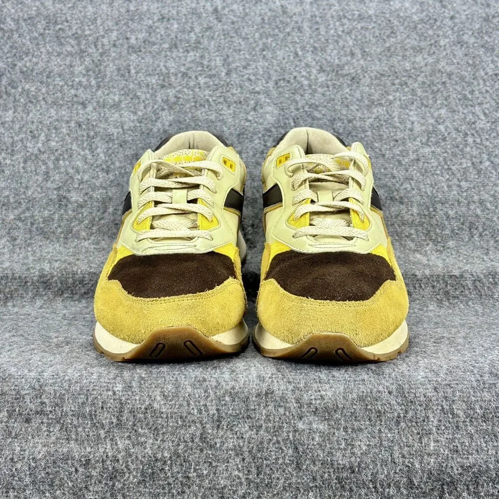 Diadora N.92 Heritage Sneakers Men’s US 9.5 EU 43 Yellow Brown Suede Leather